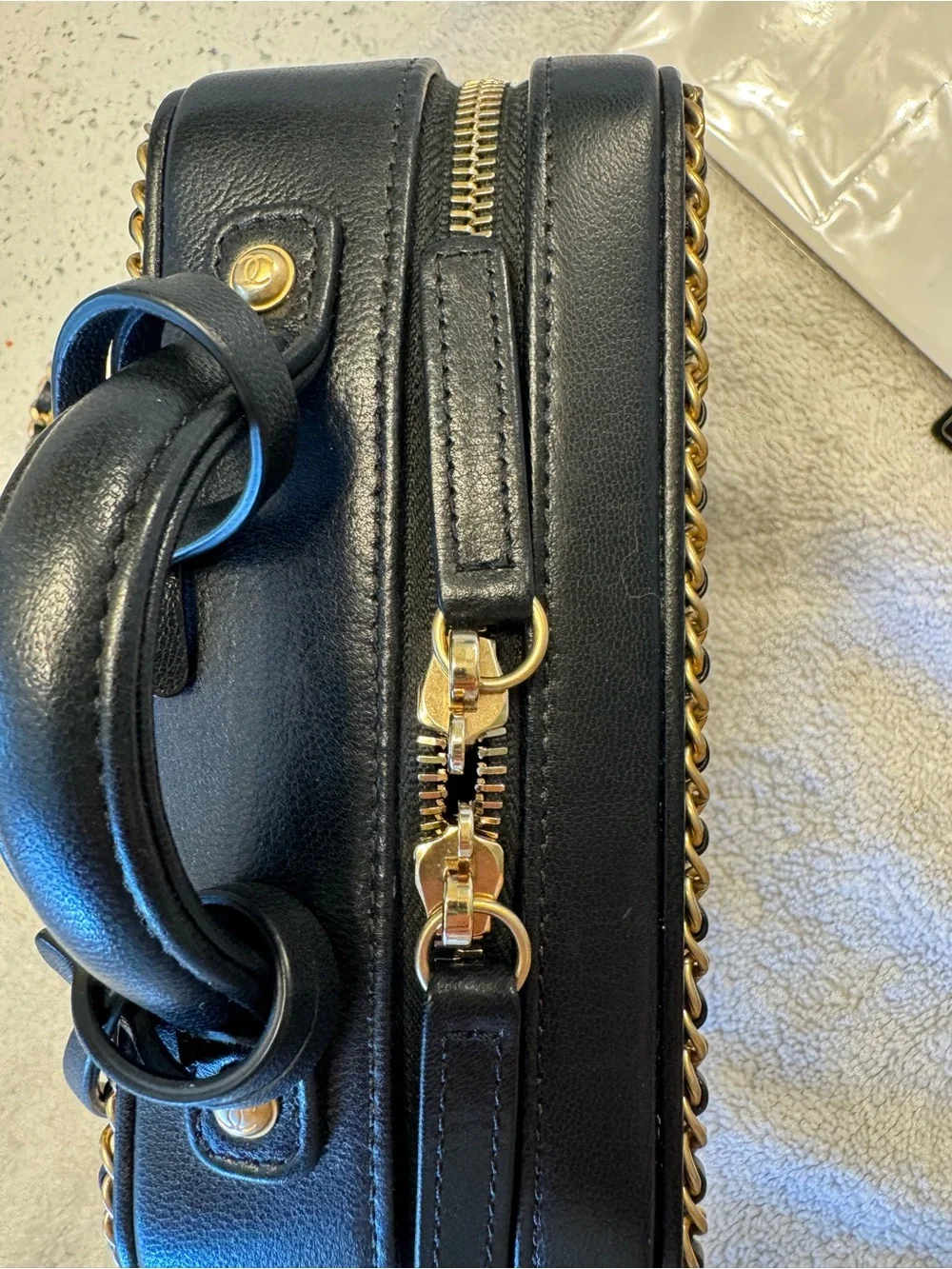 Chanel Filigree Vanity Case
